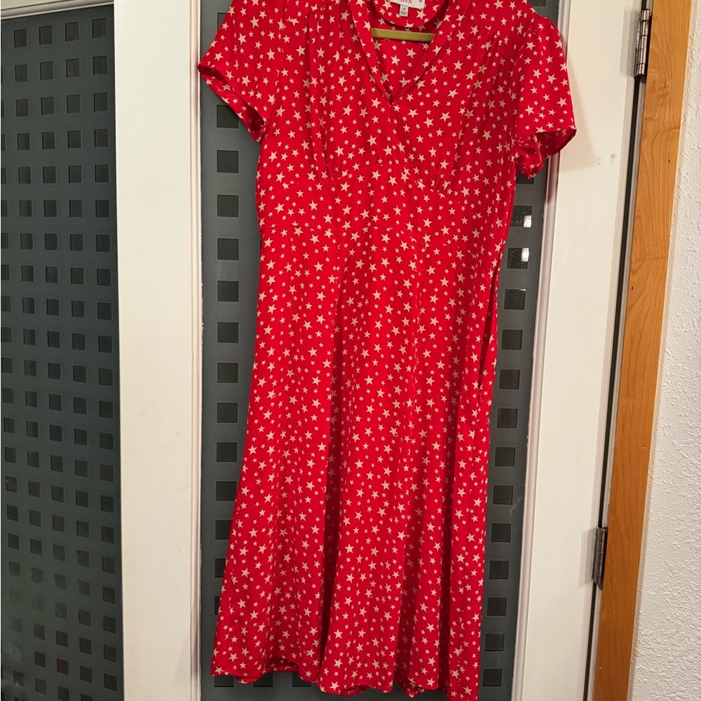 HVN silk dress size 10